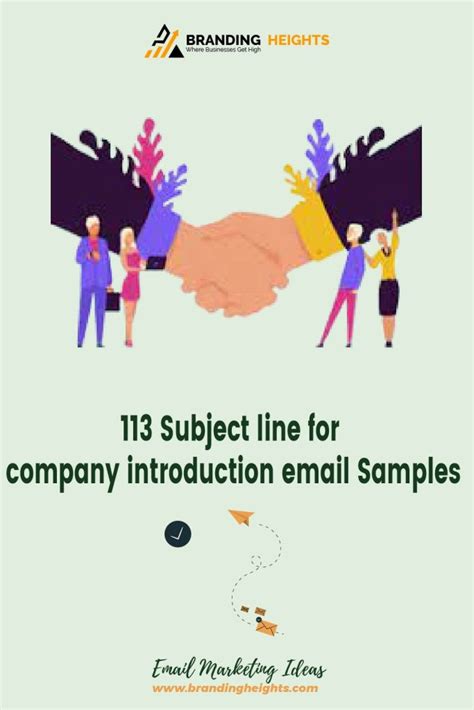 113 Subject line for company introduction email Samples