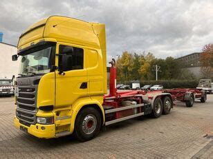 Scania R X Euro Hakowiec Vdl Ton Hook Lift Truck For Sale