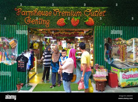 Retail Shop At Strawberry Farm Genting Highland Malaysia Stock Photo