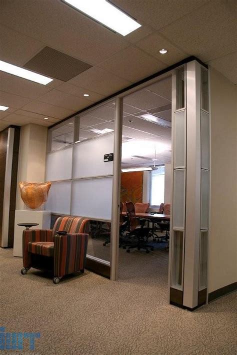 Frameless Glass Sliding Doors for modular office partitions