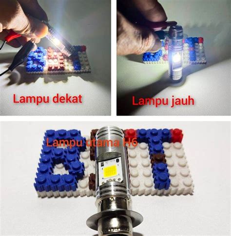 Lampu Utama Led H Motor Sisi Mata Mt Star Ac Dc Bebek Dan Metik Pnp