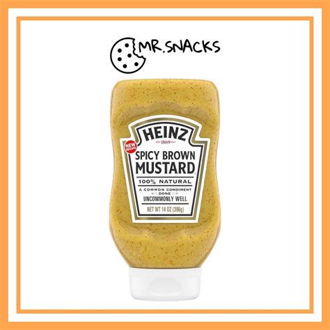 Heinz Spicy Brown Mustard 396g Shopee Malaysia