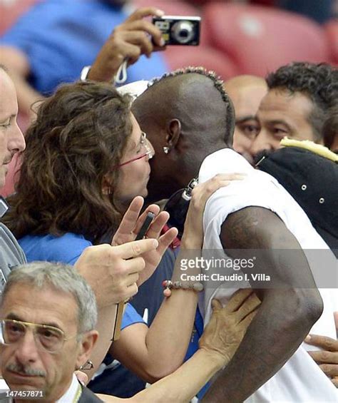 32 Mario Balotelli And Family At The Uefa Euro Semi Final Stock Photos ...