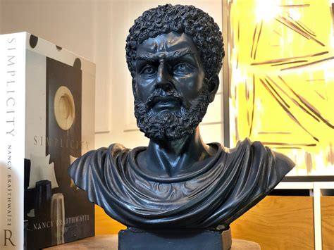 Bust Statue Of Marcus Aurelius Roman Pop Art Sculpture Art Deco Decor