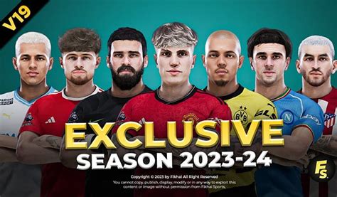 فیس پک New Facepack V19 Season 2023 24 برای PES 2021 مودینگ وی