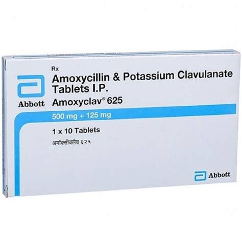 Abbott Amoxicillin Potassium Clavulanate Tablets Mg Mg At Rs