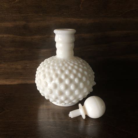 Just Added To My Etsy Shop Vintage Milk Glass Hobnail Perfume