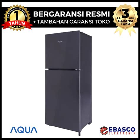 Jual Aqua Kulkas Pintu Aqr D Ds Ds Kapasitas Liter Tanpa