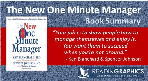 Book Summary - The New One Minute Manager