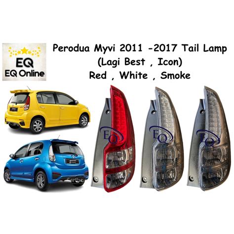 Perodua Myvi Lagi Best Myvi Icon Tail Lamp L R Lampu