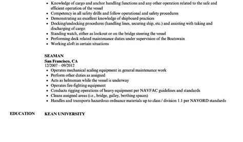 Seafarer Resume Sample Seafarer Resume Sample Talktomartyb Williamson