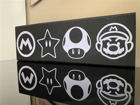 Super Mario Wooden Sign Mario Kart Super Mario Brothers | Etsy