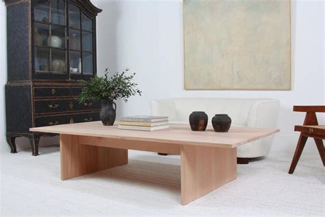 Huge Minimal Contemporary Artisan Made Spalted Beech Coffee Table Anton And K