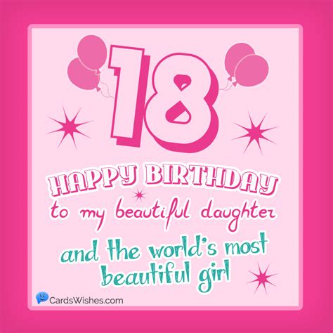 Happy 18th Birthday Daughter Images - Birthday Messages