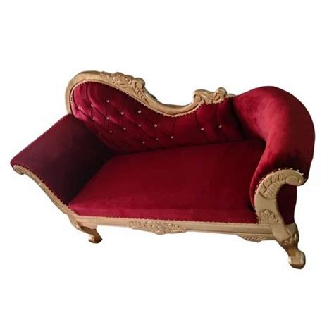 Teak Wood Seater Maroon Wooden Carved Sofa At Rs In Saharanpur