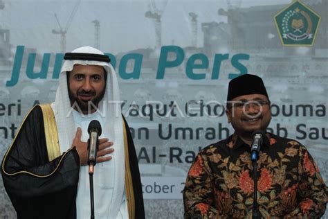 Menag Terima Kunjungan Menteri Haji Dan Umrah Arab Saudi Antara Foto