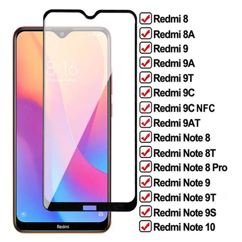 Szkło ochronne 9D do Xiaomi Redmi 8A 9A 9AT 9C NFC szkło hartowane