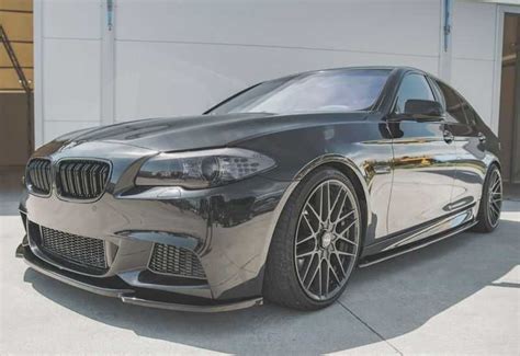 Преден лип спойлер за бмв ф10 м тех / Bmw f10 lip spoiler m tech гр ...
