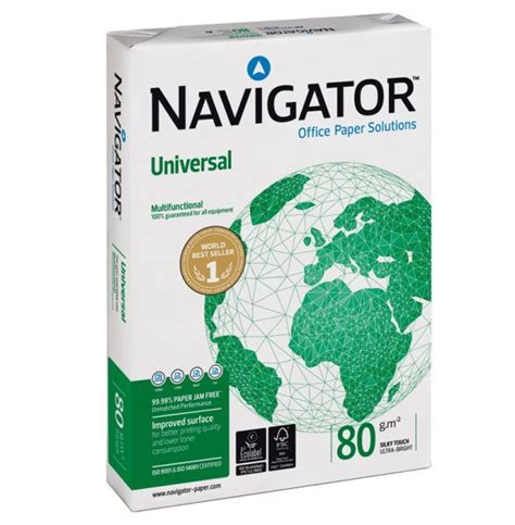 Papel Fotocopiadora A4 Blanco 80 Gramos Navigator Vistalegre