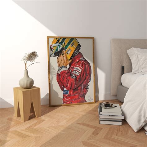 F Ayrton Senna Poster Ayrton Senna Print Formula Gift Ayrton Senna