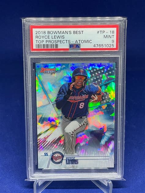 ROYCE LEWIS 2018 BOWMANS BEST TOP PROSPECTS ATOMIC REFRACTOR PROSPECT