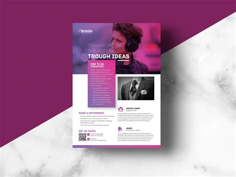 10 FREE InDesign Flyer Templates on Behance