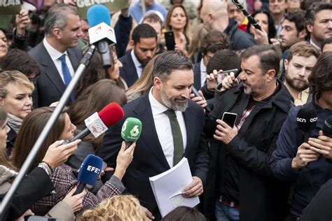 La Estrategia De Vox Pasa Por Apremiar Al Supremo A Que Suspenda El