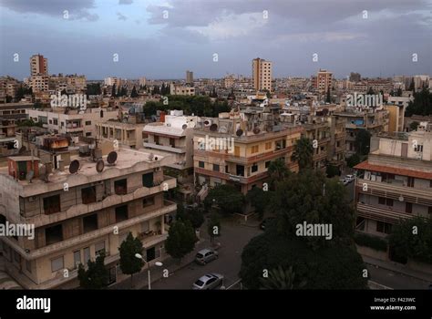 Homs, Syria. 14th Oct, 2015. A view of the Syrian city of Homs. © Stock ...