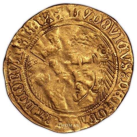 Monnaie France Louis XII Écu d or aux porcs épics Montpellier TB