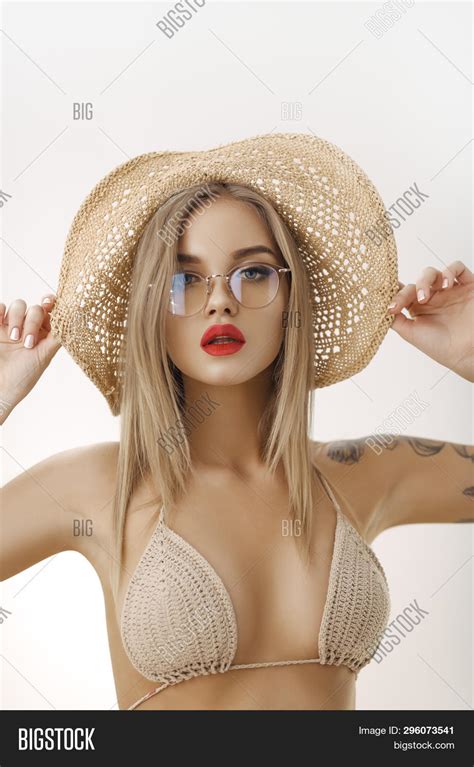 Blonde Glasses Swimsuit