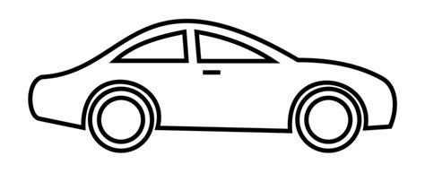 car clipart black and white png - Clip Art Library