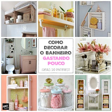 Gastando Pouco Ideias De Decoracao Para Banheiro Ideias Criativas