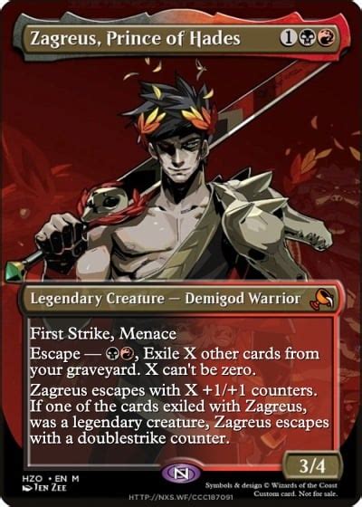 Made Some Custom Hades Cards On Mtg Nexus Rhadesthegame