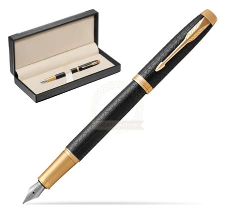 Parker IM Premium Black GT Fountain Pen In Classic Box Black In Classic