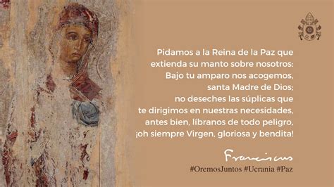 Radio Maria Guate on Twitter Mensaje del día de hoy de su Santidad