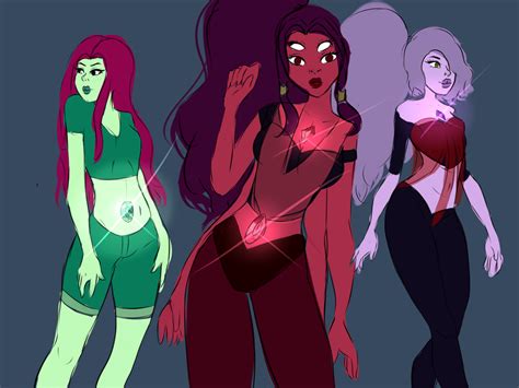 Amethyst And Tourmaline With Fusion SU OCs By MaybeChrissi On DeviantArt