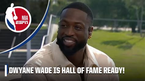 Dwyane Wade Thankful And Humbled Over Hall Of Fame Induction Youtube