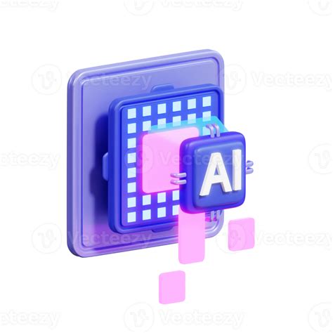 Artificial Intelligence 3d Icon 27193105 Png