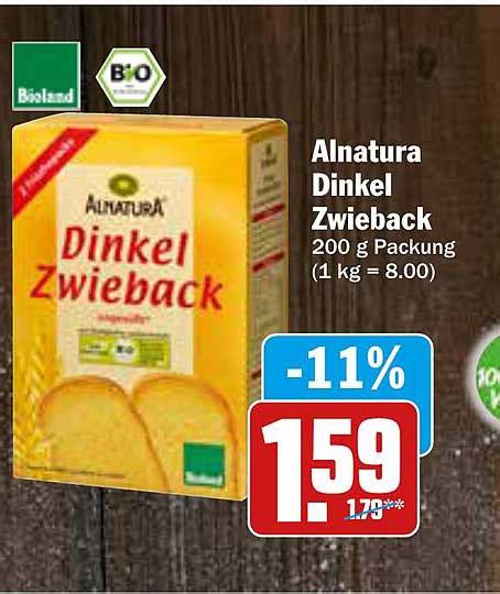 Alnatura Dinkel Zwieback Angebot Bei AEZ