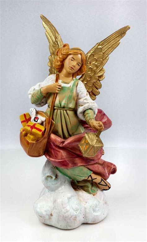 Fontanini Nativity Mariel Angel W Gifts 5 In Depose Italy Etsy