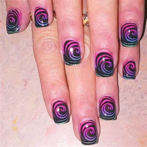 Swirl Nail Art Designs 2017 Styles 7