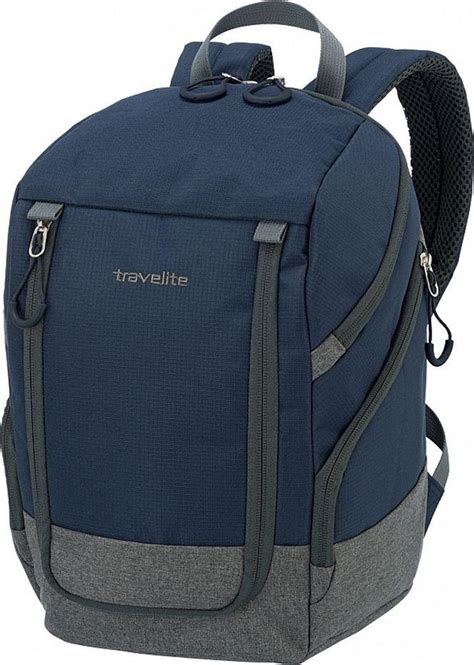 Travelite Plecak Sportowy Basic Granatowy Morele Net