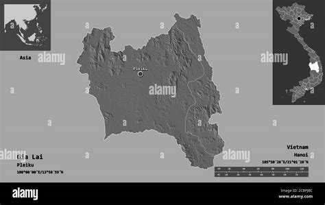 Gia lai province map Black and White Stock Photos & Images - Alamy