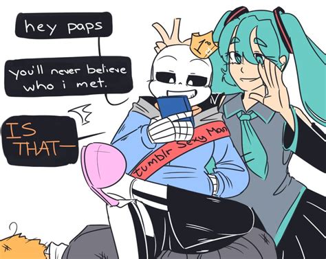 Arci On Twitter Alphys Will Remember This Sans Mikusweep Sansweep