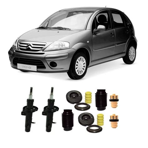 Amortecedor Kit Batente Citroen C Dianteiro At O Par Em