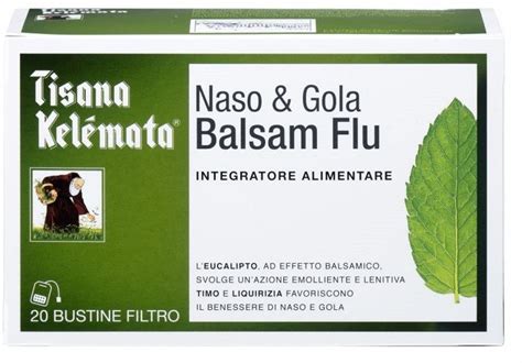 Kelemata Tisana Naso E Gola Balsamica Fluidificante 20 Bustine Top