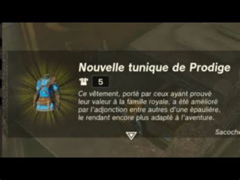 Comment Avoir La Tenue Du Prodige Dans Zelda Totk Youtube