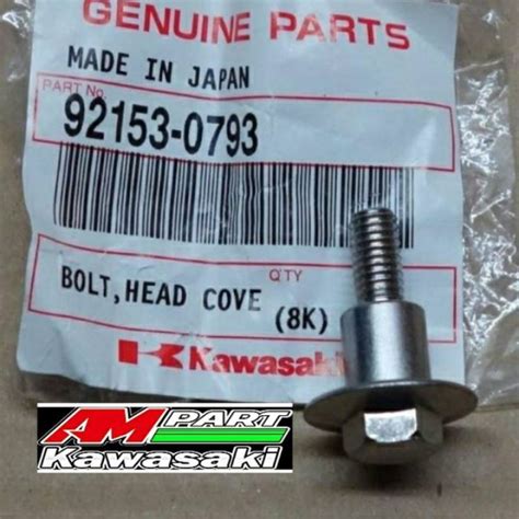 Baut Bold Bolt Cover Tutup Head Ninja 250 Karbu Fi Original Kawasaki