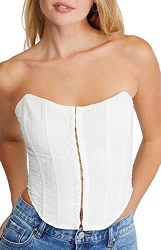 Best White Corset Top Strapless