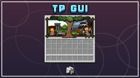 ArtStation - Teleport GUI #2 (Custom Minecraft GUI)